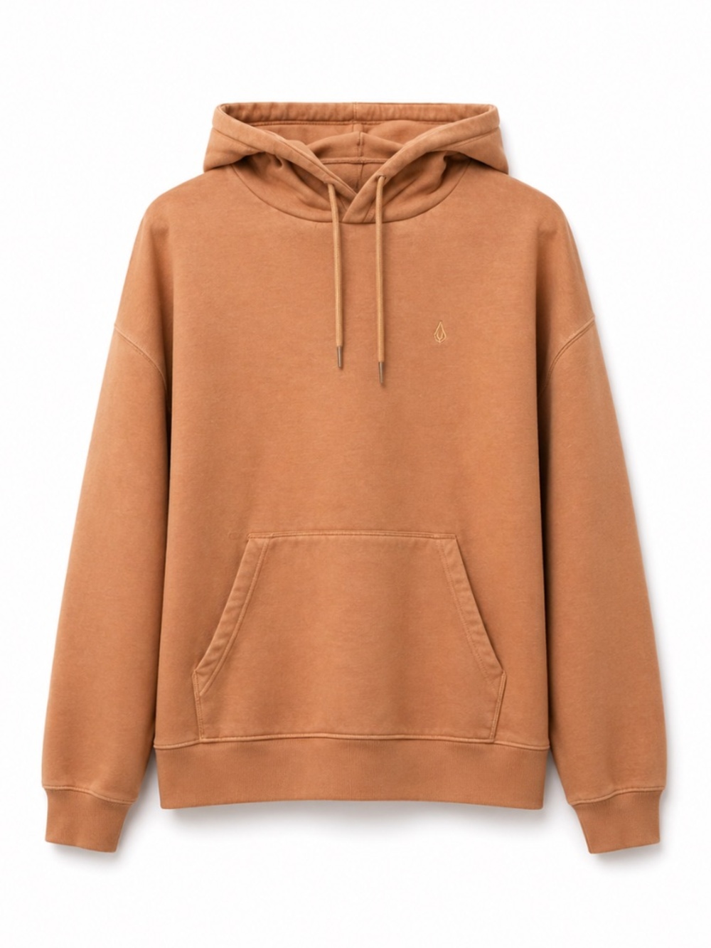 Volcom Dark Tan Pullover Hoodie Sweatshirt – Size XS GUC